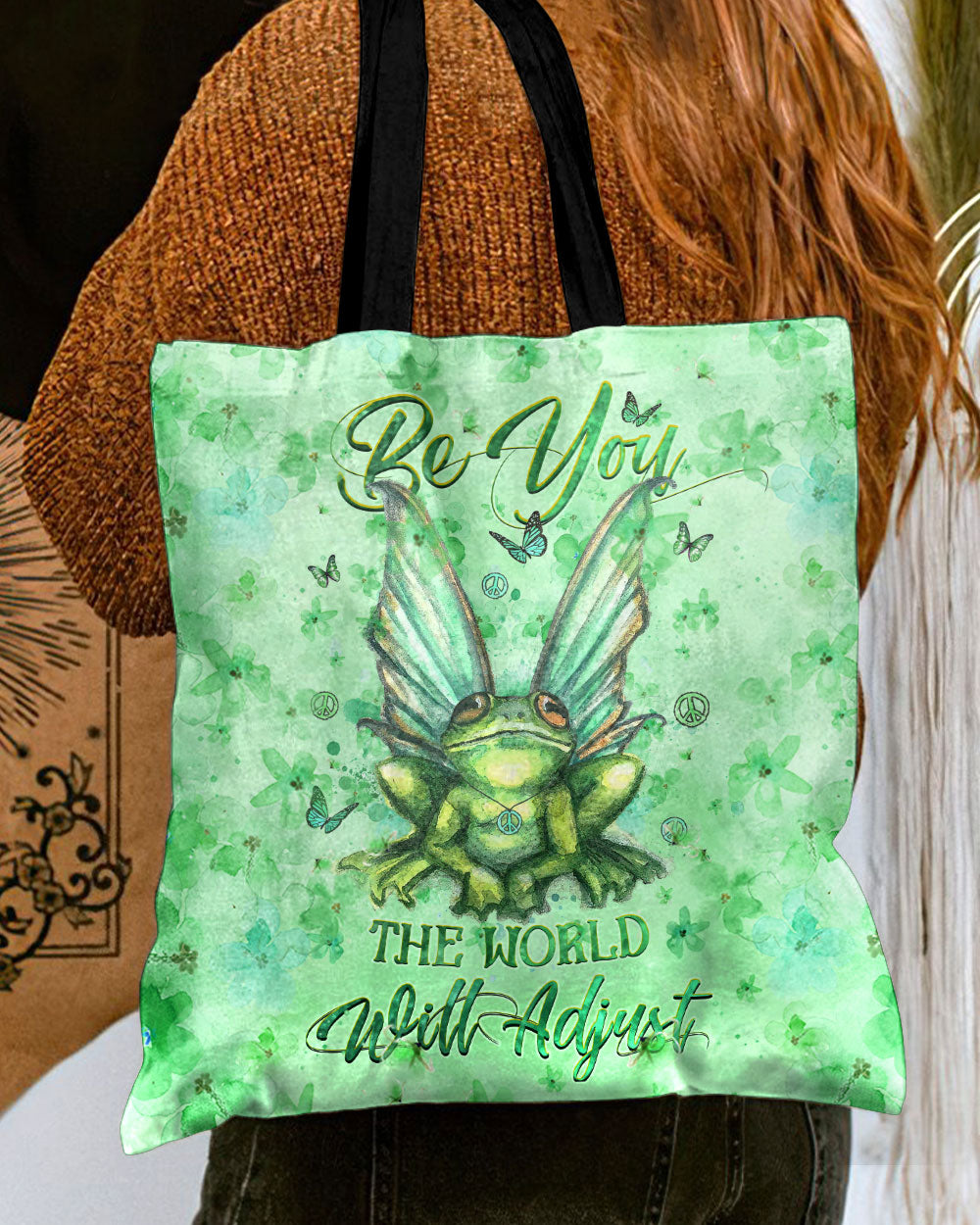 BE YOU THE WORLD WILL ADJUST TOTE BAG - YHHG2208235