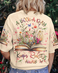 A BOOK A DAY KEEPS REALITY AWAY ALL OVER PRINT - YHHG0208234