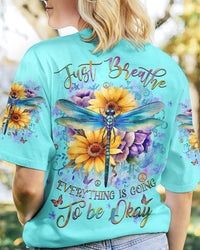 JUST BREATHE DRAGONFLY ALL OVER PRINT - YHHG0210233