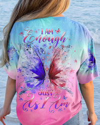 I AM ENOUGH BUTTERLY ALL OVER PRINT - YHHG0408233