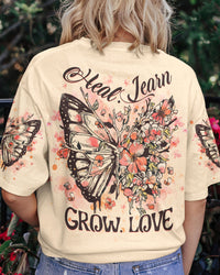 HEAL LEARN GROW LOVE ALL OVER PRINT - YHHG1207232