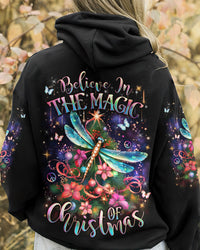 BELIEVE IN THE MAGIC OF CHRISTMAS DRAGONFLY ALL OVER PRINT - YHLN0611234