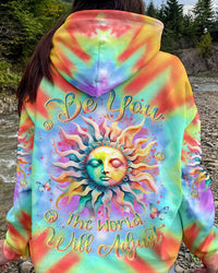 BE YOU THE WORLD WILL ADJUST SUN ALL OVER PRINT - YHLN1412232