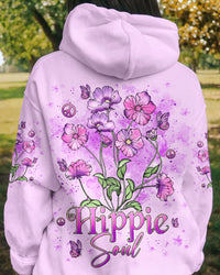 HIPPIE SOUL VIOLET ALL OVER PRINT - YHLN0301234