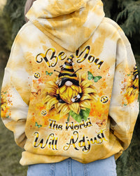BE YOU THE WORLD WILL ADJUST GNOME ALL OVER PRINT - YHLN2501244