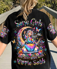 SOME GIRLS ARE JUST BORN WITH HIPPIE SOULS ALL OVER PRINT - YHLT2103243