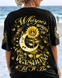 WHISPER WORDS OF WISDOM LET IT BE SUNFLOWER ALL OVER PRINT - YHLT2403253