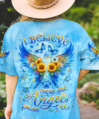 I BELIEVE THERE ARE ANGELS AMONG US WINGS ALL OVER PRINT - YHLT1005243