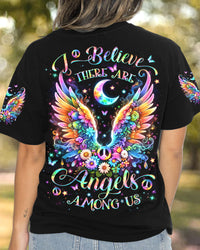 I BELIEVE THERE ARE ANGELS AMONG US WINGS ALL OVER PRINT - YHDU0904243