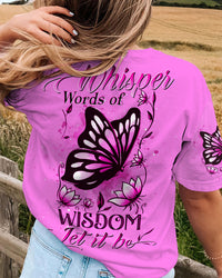 WHISPER WORDS OF WISDOM ALL OVER PRINT - YHDU3005231