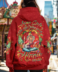 SOME GIRLS ARE JUST BORN WITH HIPPIE SOULS CHRISTMAS ALL OVER PRINT - YHLT0310243