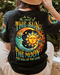 SHE HAS THE SPIRIT OF THE SUN ALL OVER PRINT - TLNT0805232