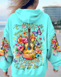 WHISPER WORDS OF WISDOM GUITAR FLOWERS ALL OVER PRINT - YHDU2211231