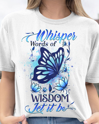 WHISPER WORDS OF WISDOM COTTON SHIRT - YHDU1905232