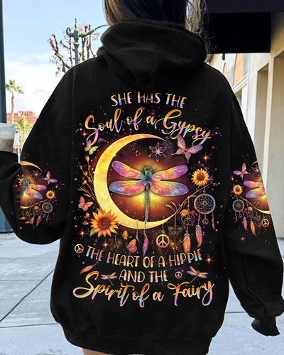 SPIRIT OF A FAIRY DRAGONFLY CRESCENT MOON ALL OVER PRINT - YHDU2311232