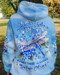 JUST BREATHE BUTTERFLY ALL OVER PRINT - YHLT1511241