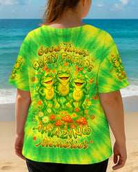 GOOD TIMES CRAZY FRIEND FROG ALL OVER PRINT - YHLT0505252