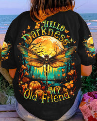 HELLO DARKNESS MY OLD FRIEND HALLOWEEN ALL OVER PRINT - YHDU0408231