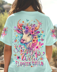 STAY WILD FLOWER CHILD HEIFER ALL OVER PRINT - YHLT0108243