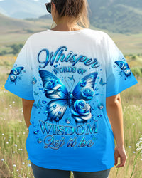 WHISPER WORDS OF WISDOM BUTTERFLY ALL OVER PRINT - YHLT0204253