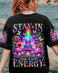 STAY IN YOUR OWN ENERGY FROG ALL OVER PRINT - YHLN0305241