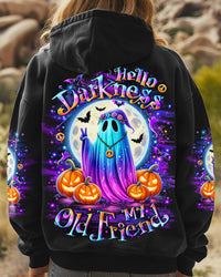 HELLO DARKNESS MY OLD FRIEND HALLOWEEN ALL OVER PRINT - YHLT1408242