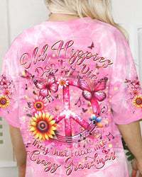 OLD HIPPIES DON'T DIE HIPPIE GRANDMAS ALL OVER PRINT - YHDU1504241