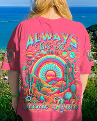 ALWAYS TAKE THE SCENIC ROUTE ALL OVER PRINT - YHDU0305243