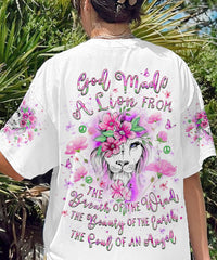 GOD MADE A LION FROM ALL OVER PRINT - YHLT2903241