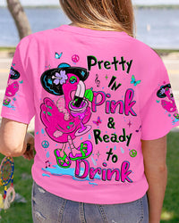 PRETTY IN PINK FLAMINGO ALL OVER PRINT - YHLT1404251