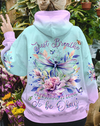 JUST BREATHE DRAGONFLY ALL OVER PRINT - YHDU1412232