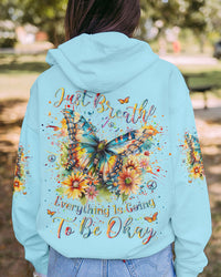 JUST BREATHE BUTTERFLY ALL OVER PRINT - YHLN0703242