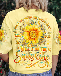 YOU WILL FIND THE SUNSHINE SUNFLOWER ALL OVER PRINT - YHLT1208241