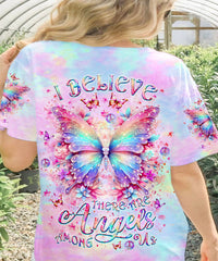 I BELIEVE THERE ARE ANGELS AMONG US BUTTERFLY ALL OVER PRINT - YHLT0304244