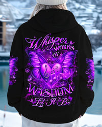 WHISPER WORDS OF WISDOM LET IT BE BUTTERFLY ALL OVER PRINT - YHLT2702252
