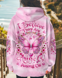 I BELIEVE THERE ARE ANGELS AMONG US BUTTERFLY ALL OVER PRINT - YHLT1912242