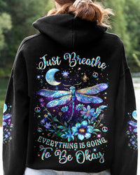 JUST BREATHE DRAGONFLY ALL OVER PRINT - YHLT2702244
