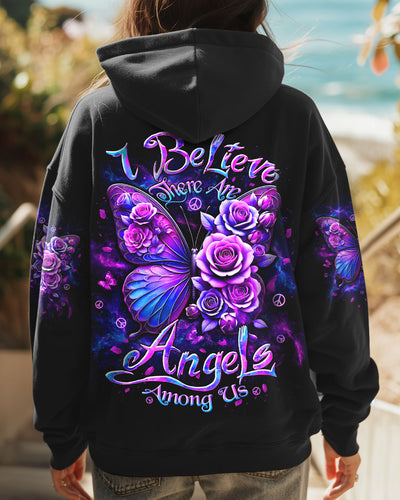 I BELIEVE THERE ARE ANGELS AMONG US BUTTERFLY ALL OVER PRINT - TLTW2509244