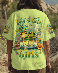 LET'S GO GIRLS FROG ALL OVER PRINT - TLTW2708244