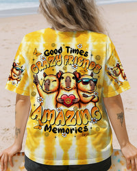GOOD TIMES CRAZY FRIEND CAPYBARA ALL OVER PRINT  - TLTR1908251