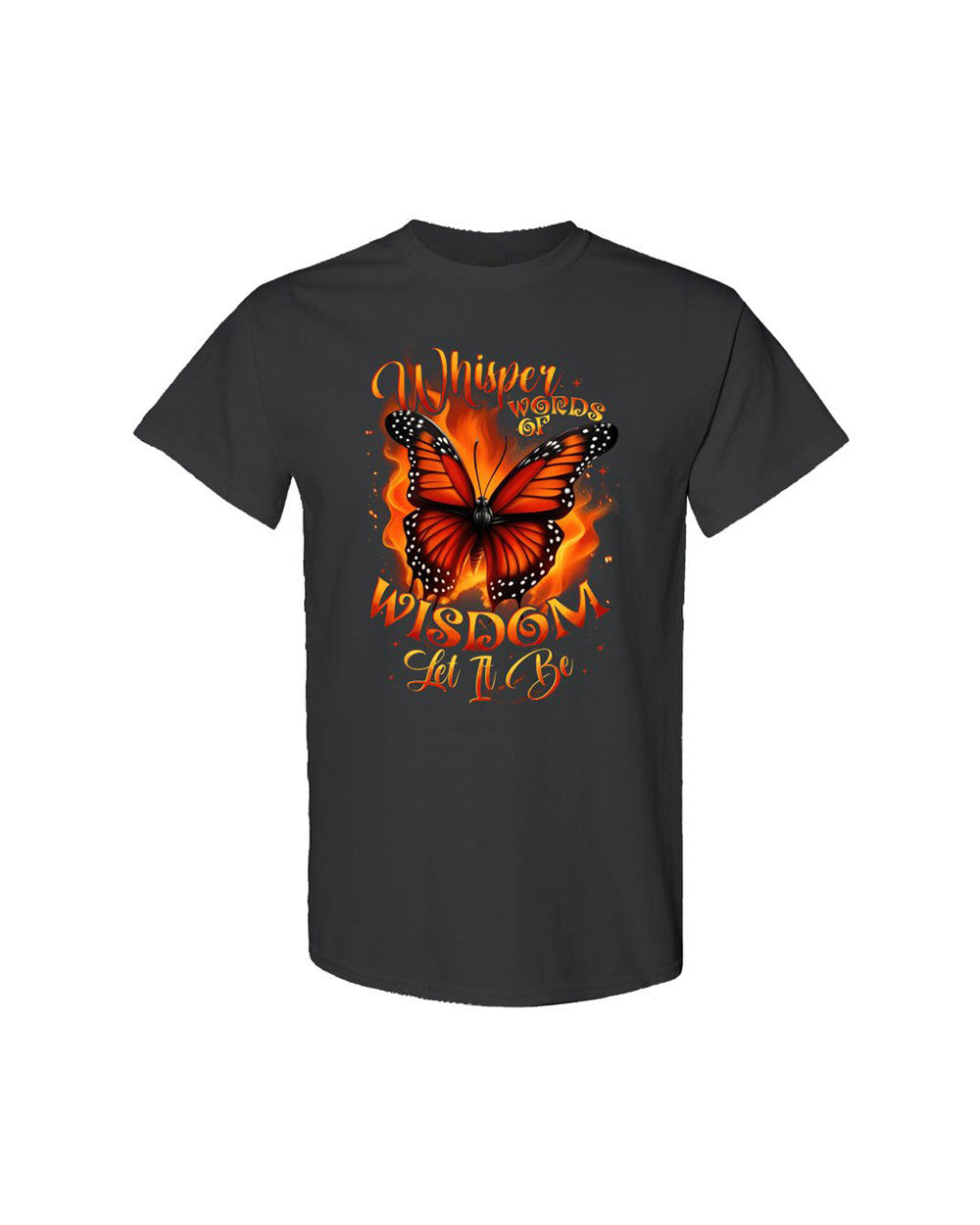 WHISPER WORDS OF WISDOM LET IT BE BUTTERFLY COTTON SHIRT - TYTD1510244