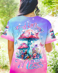 FIND MAGIC IN THE MESS MUSHROOM ALL OVER PRINT - TLTW1103244