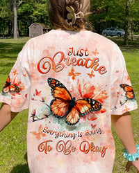 JUST BREATHE BUTTERFLY ALL OVER PRINT - TLTW1706245