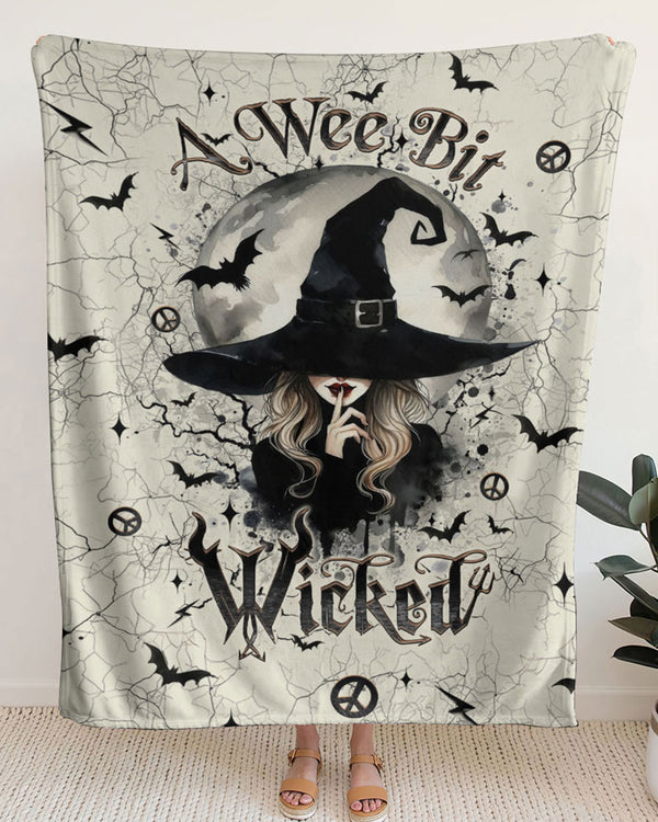 A WEE BIT WICKED HALLOWEEN FLEECE BLANKET - YHLT2509247