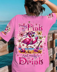 PRETTY IN PINK FLAMINGO ALL OVER PRINT - TLTW2006245