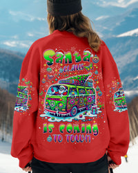 SANTA CLAUS IS COMING CHRISTMAS ALL OVER PRINT - TLTW3010244