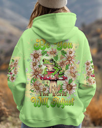 BE YOU THE WORLD WILL ADJUST FROG  ALL OVER PRINT  - TLTW1302254