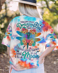 MAY YOU TOUCH DRAGONFLIES AND STARS TIE DYE ALL OVER PRINT - TLTW1506234
