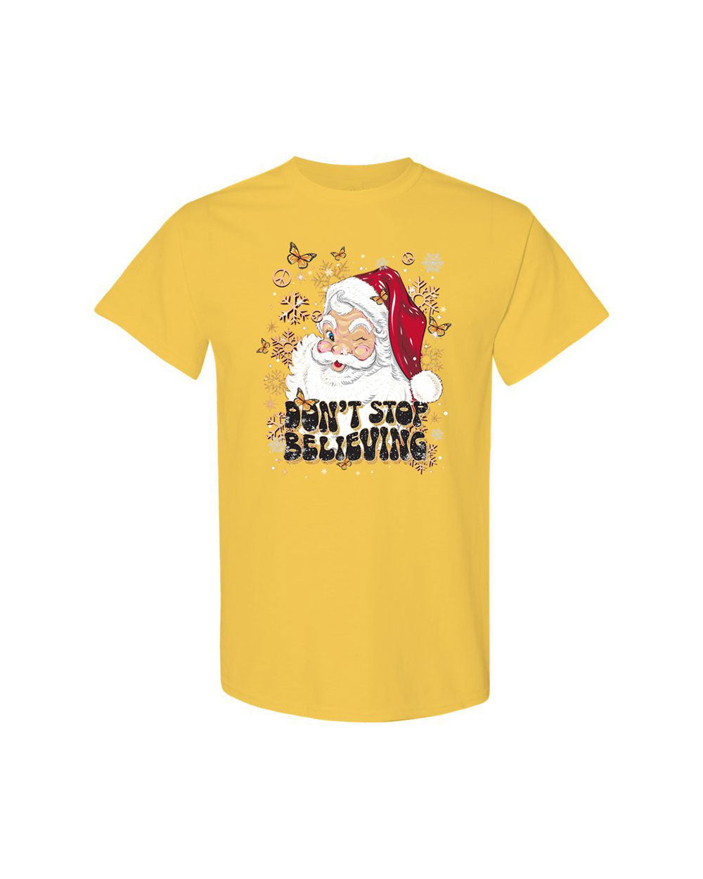 DON'T STOP BELIEVING CHRISTMAS COTTON SHIRT - TLTR08112411