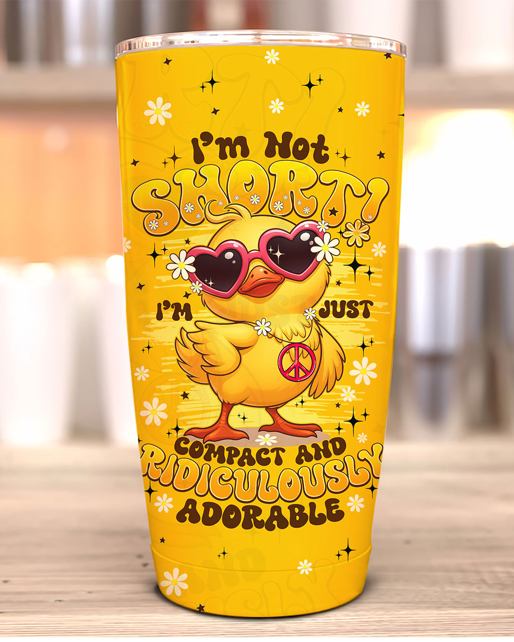 I'M NOT SHORT DUCK HIPPIE TUMBLER - TYPQ0907254